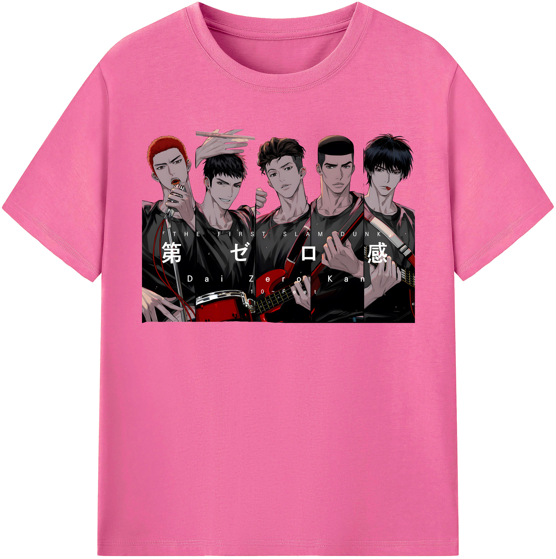 （画像用） SLAM DUNK／スラムダンク レディースカジュアルプリントTシャツ（綿100％）